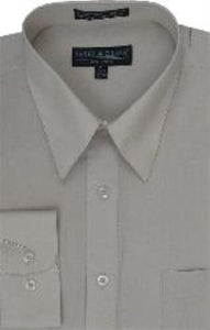 Beige Men'S Dress Cheap Priced Shirt Online Sale