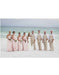 Men's Beige Four Buttons Beach Weddings Attire Suit