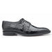 Mens Belvedere Batta Ostrich Cap Toe Derby Dress Shoe in Brown