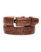 Men's Authentic Genuine Skin Italian Suprimo Genuine Crocodile Antique Saddle Cinturon De Cocodrilo
