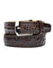 Men's Authentic Genuine Skin Italian Susa Genuine Crocodile Brown Cinturon De Cocodrilo