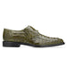 Belvedere Chapo Men's Grey Caiman Hornback Dress Shoes