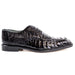 Belvedere Chapo Caiman Hornback Dress Shoe in Navy