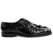 Belvedere Colombo Caiman Hornback Dress Shoe – Black