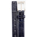 Belvedere Men's Eel Skin Belt - Navy