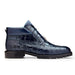 Belvedere Gallardo Caiman Crocodile Dress Hiker Boot – Navy