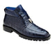 Belvedere Gallardo Caiman Crocodile Dress Hiker Boot – Navy