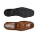 Mens Belvedere Gavino Calf & Ostrich Dress Loafer in Blue
