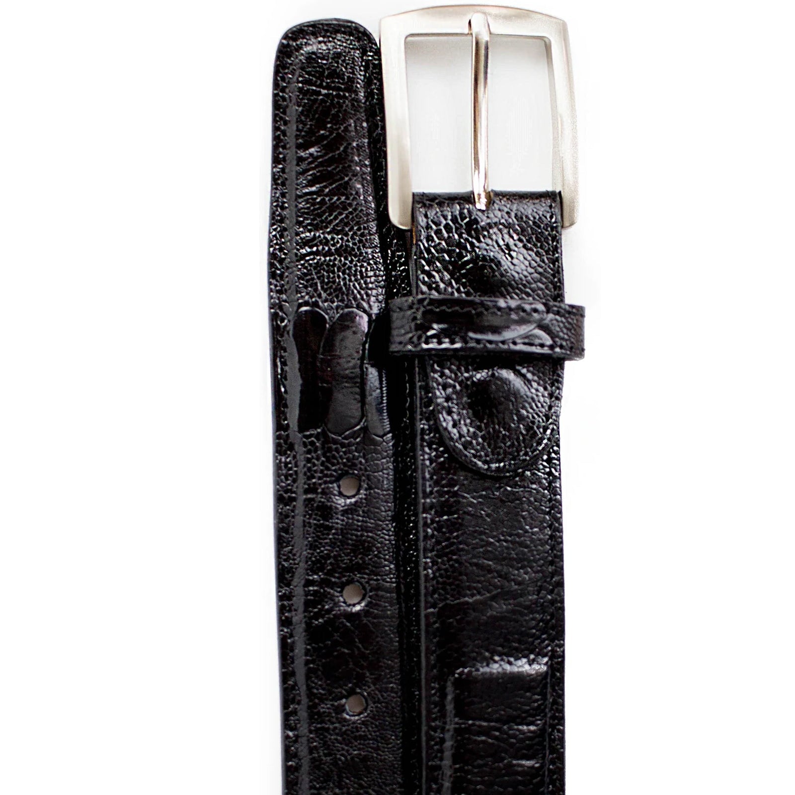 Men's Belvedere Genuine Ostrich Quill Dress Belt in Rose Pink main image 1