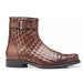 Belvedere Libero Quilted Caiman Dress Boot – Brown