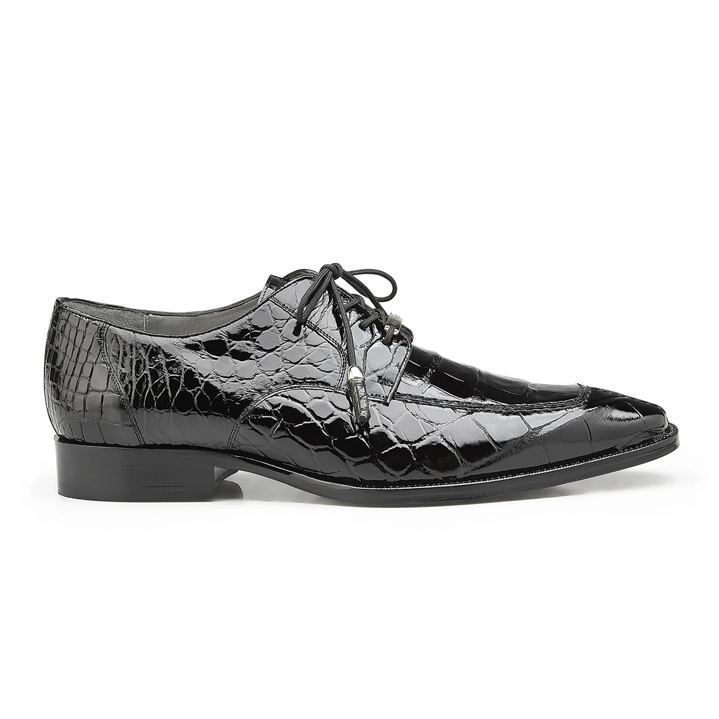 Belvedere Rovigo Navy Calf & Ostrich Split Toe Dress Shoe for Men