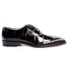 Mens Belvedere Mare Eel & Ostrich Cap Toe Dress Shoe in Tan