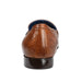 Belvedere Natale Genuine Crocodile Loafer in Brandy