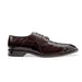 Belvedere Nome Genuine Eel & Ostrich Lace Up Dress Shoe – Black