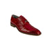 Belvedere Nome Red Eel & Ostrich Men's Dress Shoe