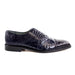 Belvedere Onesto Ostrich & Caiman Crocodile Dress Shoe – Grey