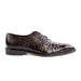 Belvedere Onesto Ostrich & Caiman Crocodile Dress Shoe – Grey