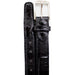 Belvedere Black Ostrich Leg Dress Belt for Men
