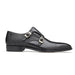 Belvedere Pablo Lizard & Ostrich Double Monk Strap Dress Shoe – Navy