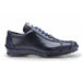 Belvedere Ostrich Leg Belt- Navy