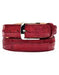 Men's Authentic Genuine Skin Italian Chapo Genuine Crocodile Red Belt