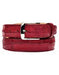 Men's Authentic Genuine Skin Italian Chapo Genuine Crocodile Red Belt