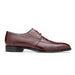 Belvedere Rovigo Black Calf & Ostrich Split Toe Dress Shoe
