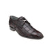 Belvedere Sabato Crocodile Patchwork Oxford in Black Cherry
