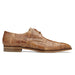 Belvedere Sabato Crocodile Patchwork Oxford in Honey Tan