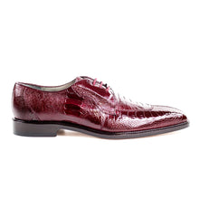 Belvedere Siena Ostrich Leg Split Toe Dress Shoe – Burgundy