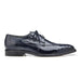 Belvedere Siena Ostrich Leg Split Toe Dress Shoe – Navy