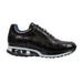 Mens Belvedere Todd Genuine Ostrich Leg Sneaker in Brandy Tan