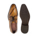 Belvedere Tony Snake Skin Lace-Up Dress Shoe in Antique Almond Tan
