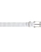 Men's Authentic Genuine Skin Italian 1999 All-Over Genuine Hornback Crocodile White Cinturon De Cocodrilo
