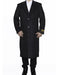 Men's Big And Tall Overcoat Long Men's Dress Topcoat -  Winter coat 4XL 5XL 6XL Charcoal