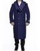 Men's Big And Tall Overcoat Long Men's Dress Topcoat - Winter coat Outerwear Coat Up to Size 68 Regular Fit
