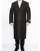 Men's Big And Tall Overcoat Long Men's Dress Topcoat -  Winter coat 4XL 5XL 6XL Brown