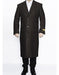 Men's Big And Tall Overcoat Long Men's Dress Topcoat -  Winter coat 4XL 5XL 6XL Brown