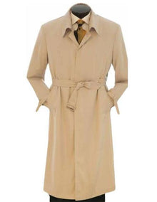 Men's Big And & Tall Trench Coat Khaki