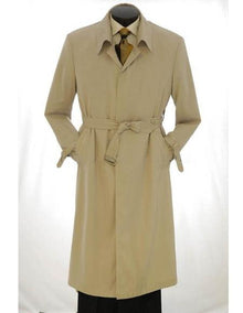 Men's Big & Tall Trench Coat Light Khaki