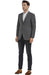 Mens Big and Tall Blazer - Big and Tall Grey ~ Tan Sport Coat