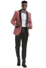 Mens Big and Tall Blazer - Big and Tall Mauve Sport Coat