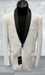 Mens Big and Tall Blazer - White Plus Size Tuxedo Jacket