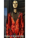 Mens Big and Tall Sequin Blazer - Shiny Fancy Sport Coat + Matching Bowtie + Red Tuxedo