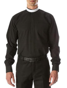 Men's Big and Tall Shirts Black - Small Tab
