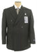 Mens Big and Tall Suits - Suits For Big Men - Big Guys Black and White Pinstripe