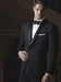 Braydon Black 1-Button Shawl Tuxedo Ike Evening by Tuxedo Authentic Brand
