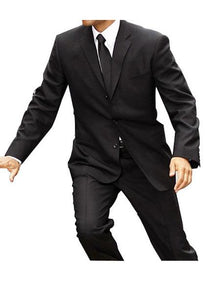 Men's Black   2 Button Suit