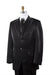 Men's Black Sharkskin Rhinestone 3 Piece Entertainer Suit