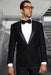 Men Black Paisley Velvet Fabric Discounted on Sale